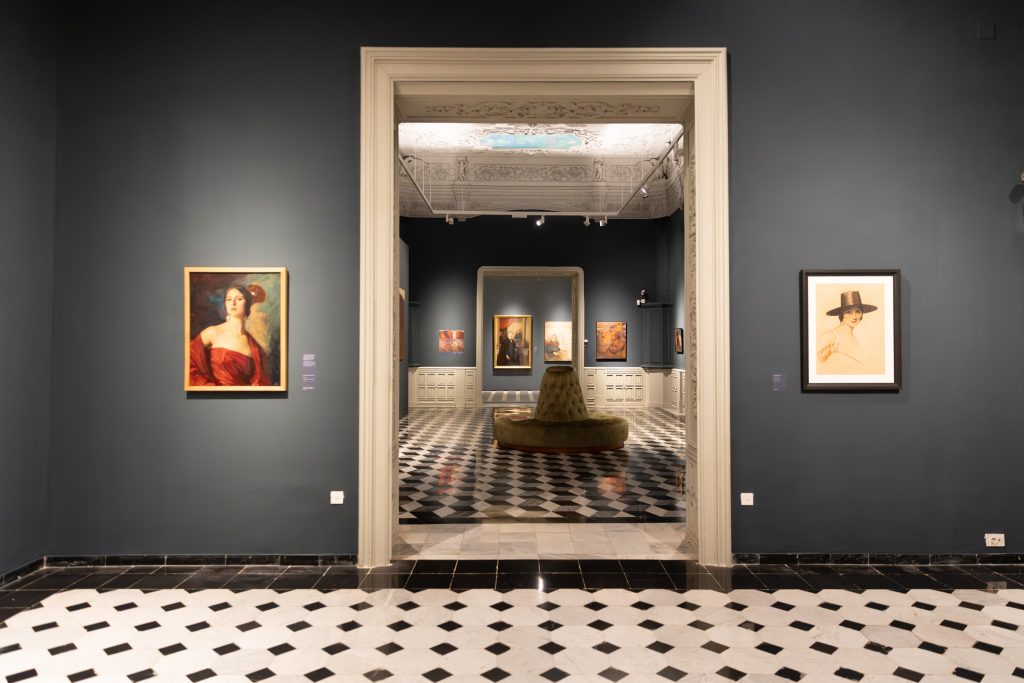 Manuel Benedito. El pintor y los modelos. Museo de la Ciudad